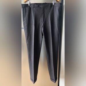 Coppley Wool Dress Pants 39T Gray Tailored Trousers 32 Inseam